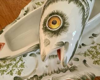 Nove Z.A. Italian Ceramic Fish Platter