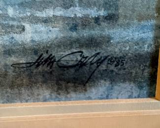 "Light in the Window" Signed and Numbered Lithograph Print by Artist Jim Gray