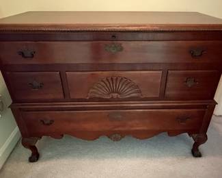Queen Anne Style Cedar Chest