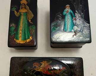 Russian Lacquer Boxes