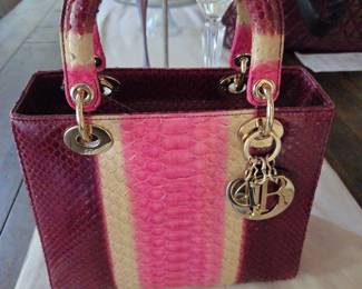 Dior python bag
