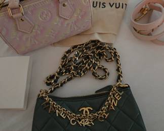 Chanel and Louis Vuitton limited edition mini bags