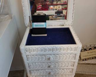 White wicker