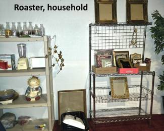 Bakers rack & household