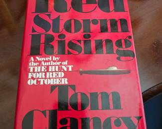 Tom Clancy Autographed Book