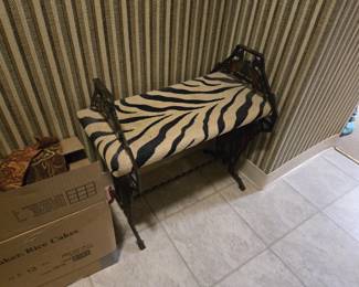 Iron bench