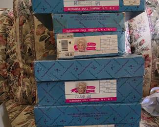 Madame Alexander Dolls with Boxes