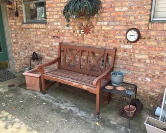 Patio bench