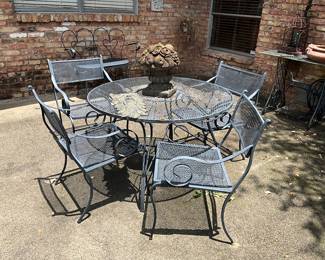 Patio table and chairs