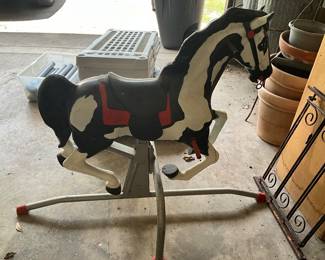 Vintage rocking horse