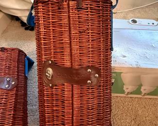 Grey Goose Wicker Bottle Carrier Basket