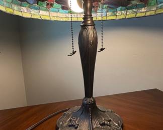 Dragonfly Tiffany-Style Stained Glass Table Lamp
