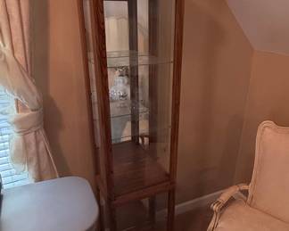 Curio Cabinet with Glass Shelves