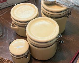 Zero Japan Banana Yellow Ceramic Canister Set