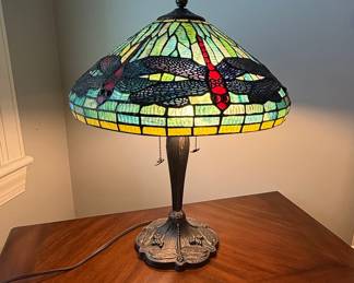 Meyda Lighting 26682 Tiffany Dragonfly Table Lamp