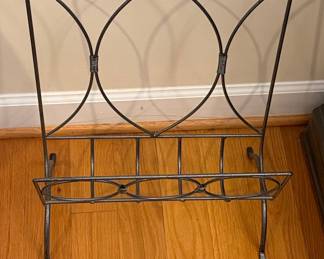 Magazine Rack with Scrolled Top