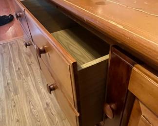 Broyhill "Fontana" Pine Dresser with Mirror