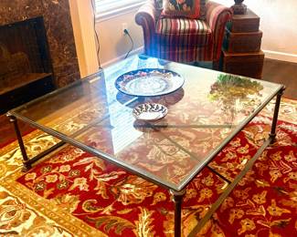 Large Glass Coffee Table