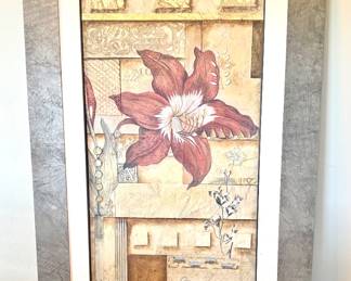 Large Modern Floral Wall Art