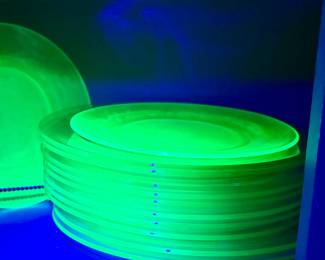 Light it up ! Vaseline Glass plates !!