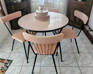 MCM PINK DINETTE SET