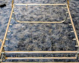Vintage Aluminum folding bed frame