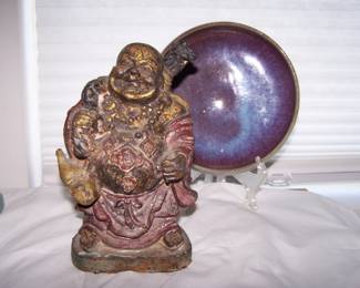 gold gilt lacquer buddha