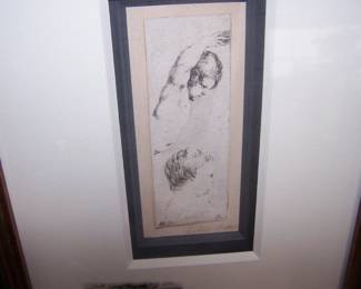 rare  17th cent etchings  signed