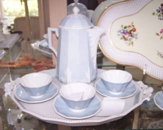 GERMAN TEASET SIGNED 