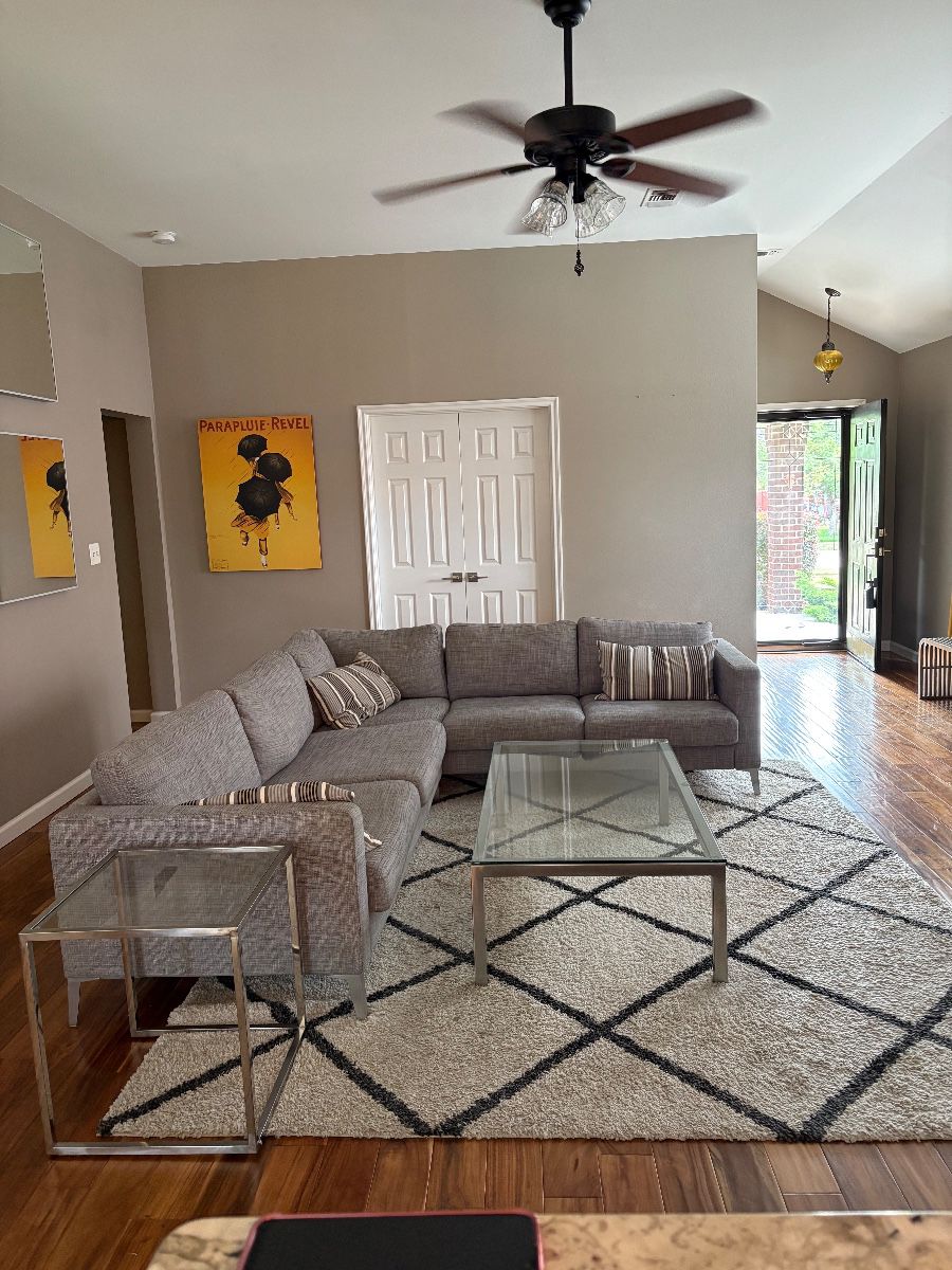 Ikea grey sectional couch