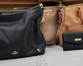 Purses: Rooney & Bourne, Coach, Kate Spade, Brahmin