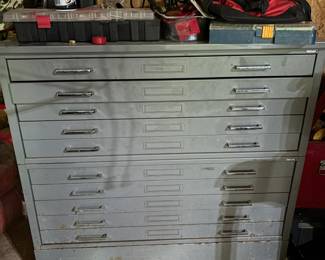 Tool Box (converted blueprint cabinet)