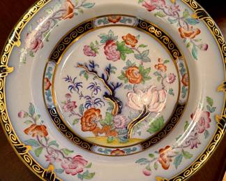 Set of 12 Indian Tree soup plates MINTON