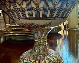 19th footed French sauce compote