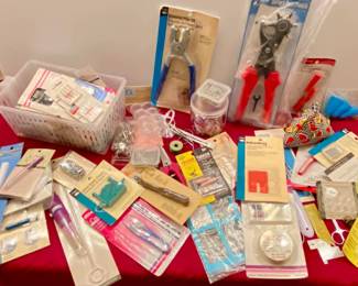 Miscellaneous sewing needs.