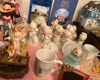 Precious Moments figurines, cups, etc