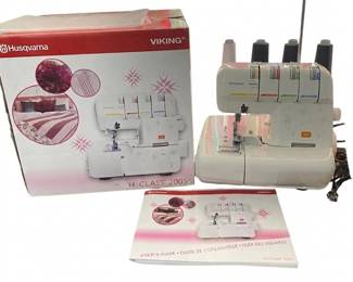Viking serger with original box and owner's manual.  We also have lots of serger thread available to purchase!