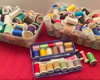 LOTS of thread for your sewing needs.