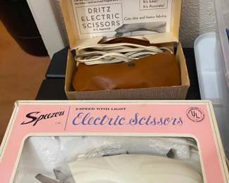Vintage electric scissors
