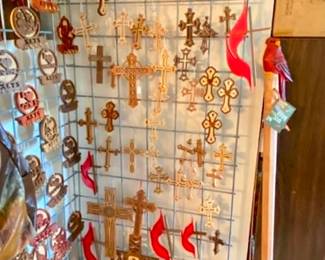 Beautiful handmade scroll saw crosses for the avid cross collector.