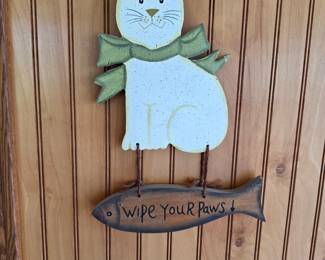 Wipe your paws