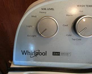 Whirlpool washing machine