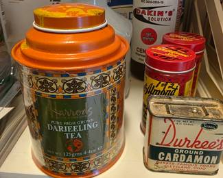 Vintage tins