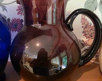 Glass pitcher 