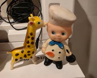 Vintage squeaky toys
