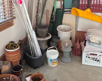 Assorted outdoor tools