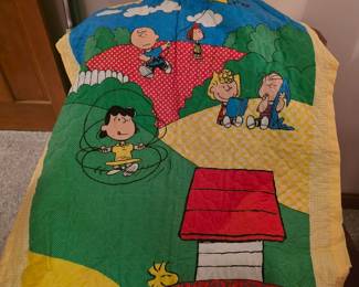 Peanuts childs quilt