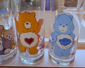 Vintage care bears glasses 