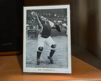 Brooklyn Dodgers catcher Roy Campanella