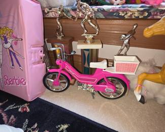 1983 Barbie motor bike